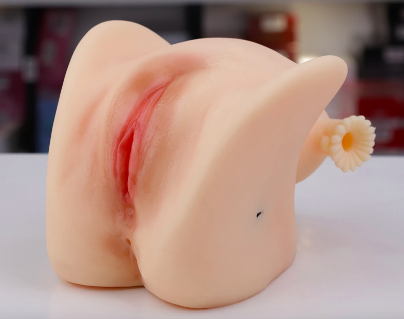 Âm đạo giả ManMiao 3 đầu rung sưởi ấm cảm giác thật Công nghệ SRFS